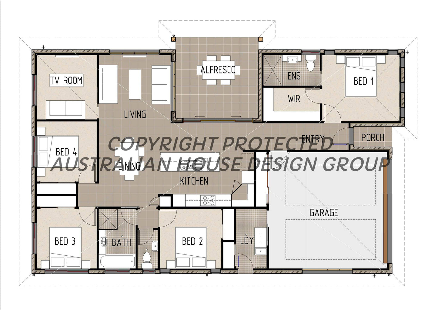T4004-A - Architectural House Designs Australia