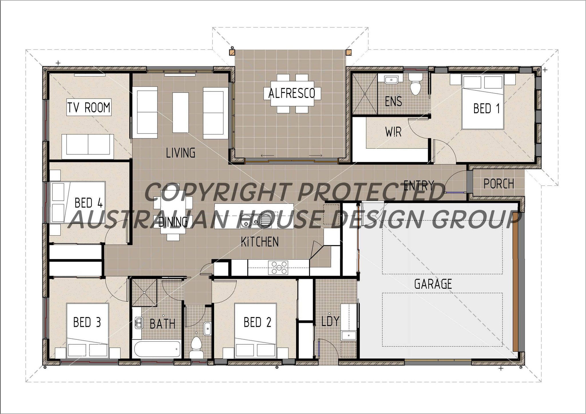 T4004-A - Architectural House Designs Australia