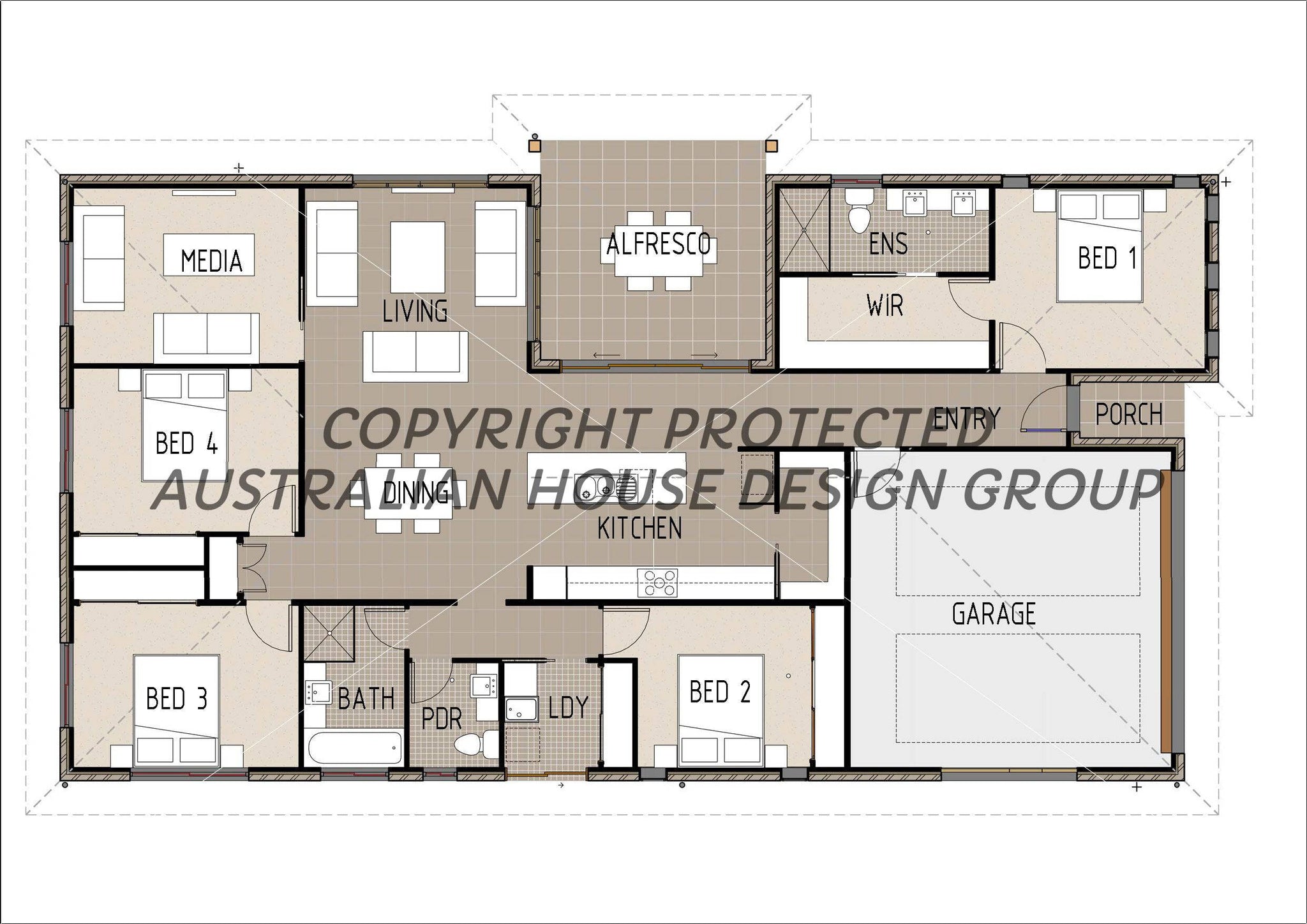 T4004-B - Architectural House Designs Australia