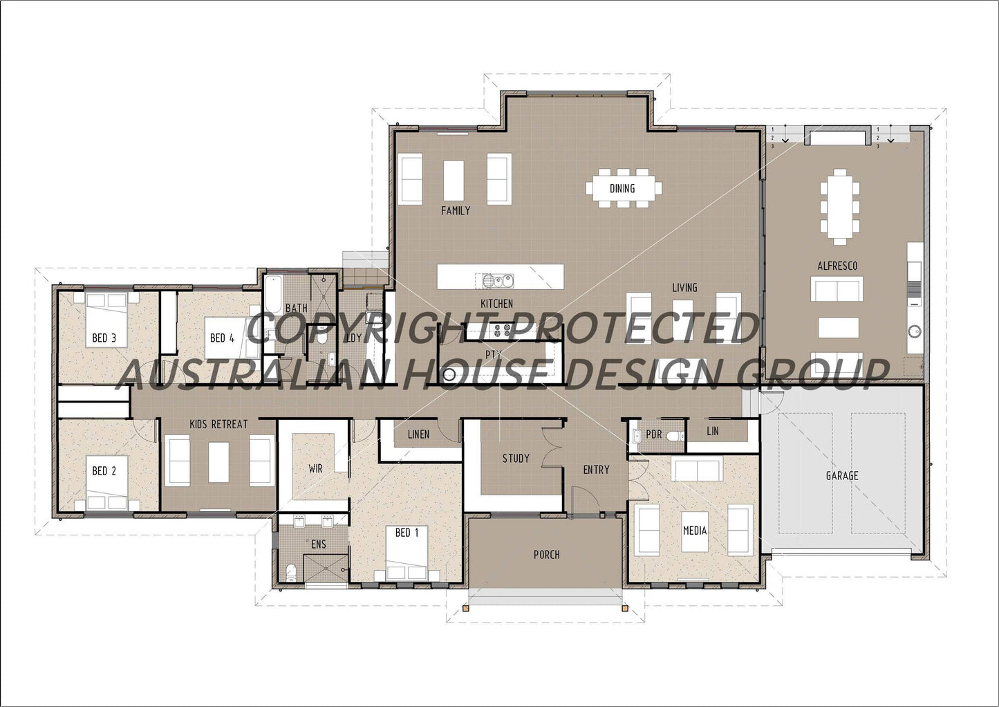 T4005 - Architectural House Designs Australia