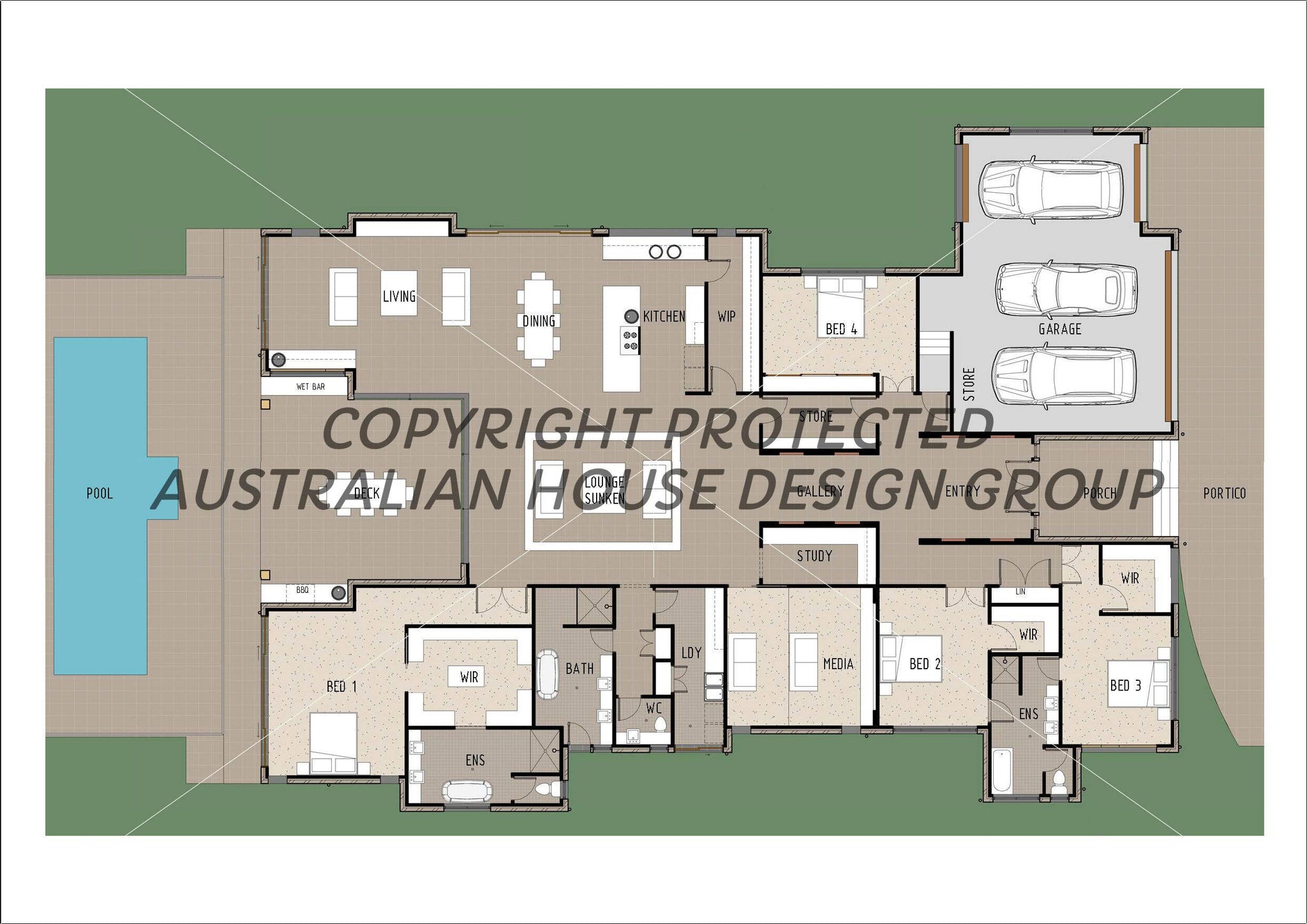 T4011 - Architectural House Designs Australia