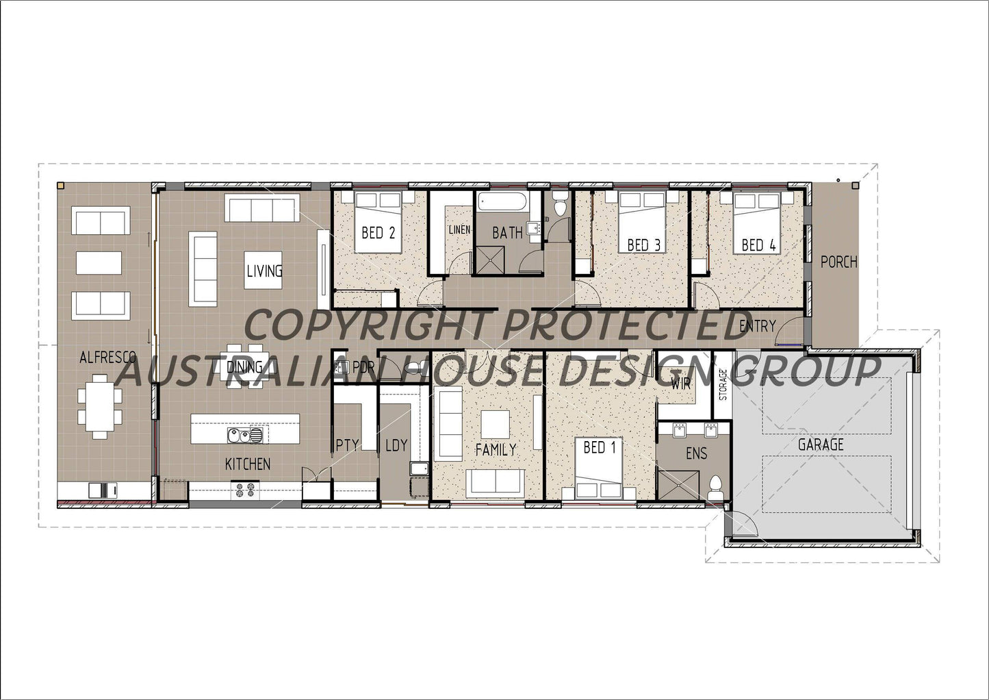 T4033 - Architectural House Designs Australia
